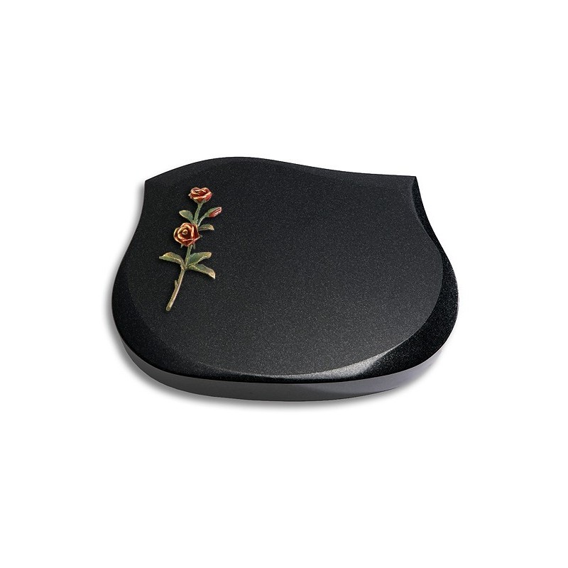 Grabstein Cassiopeia/Indisch-Black Rose 6 (Color)