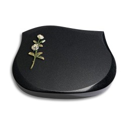 Grabstein Cassiopeia/Indisch-Black Rose 8 (Color)