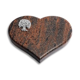 Grabstein Coeur/Twilight-Red Baum 3 (Alu)