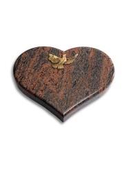 Grabstein Coeur/Twilight-Red Taube (Bronze)
