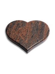 Grabstein Coeur/Twilight-Red (ohne Ornament)