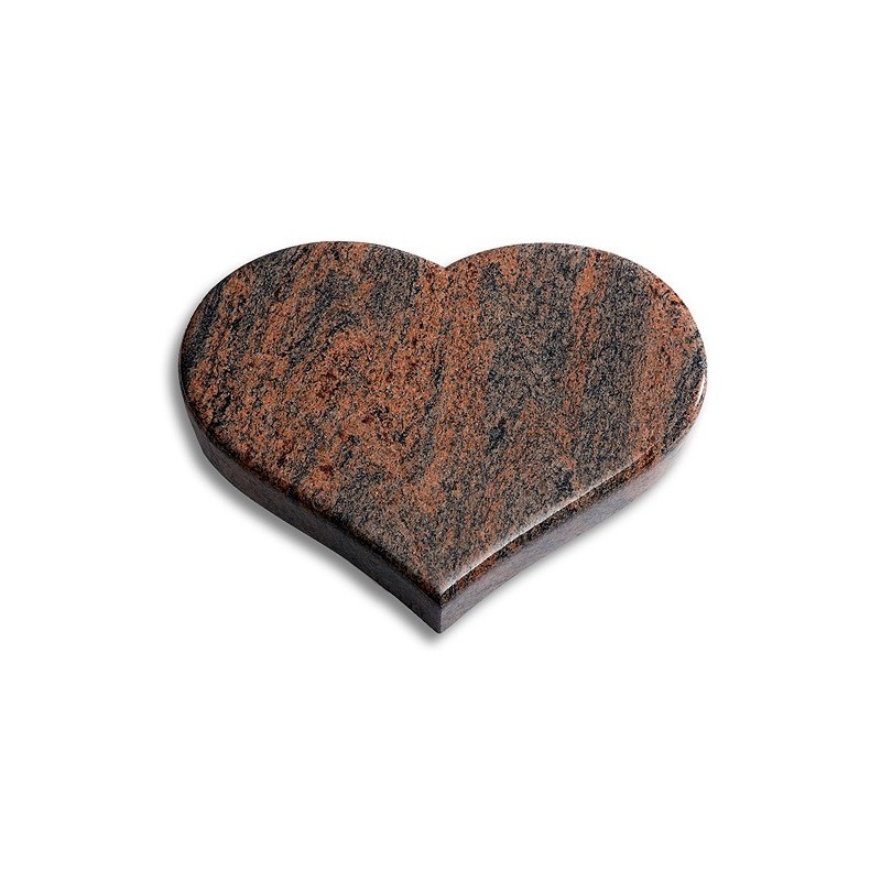Grabstein Coeur/Twilight-Red (ohne Ornament)