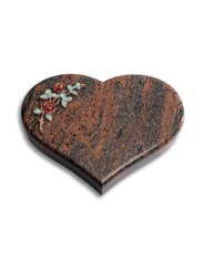 Grabstein Coeur/Twilight-Red Rose 3 (Color)