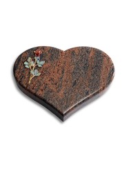Grabstein Coeur/Twilight-Red Rose 7 (Color)