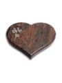 Grabstein Coeur/Twilight-Red Rose 7 (Color)