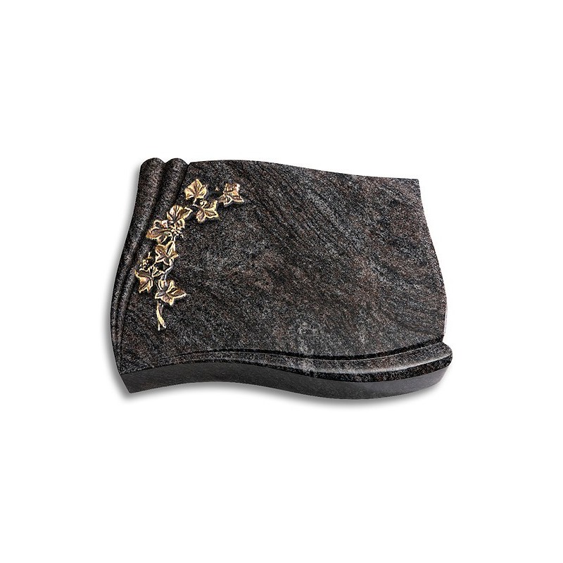 Grabstein Memory/Paradiso Efeu (Bronze)