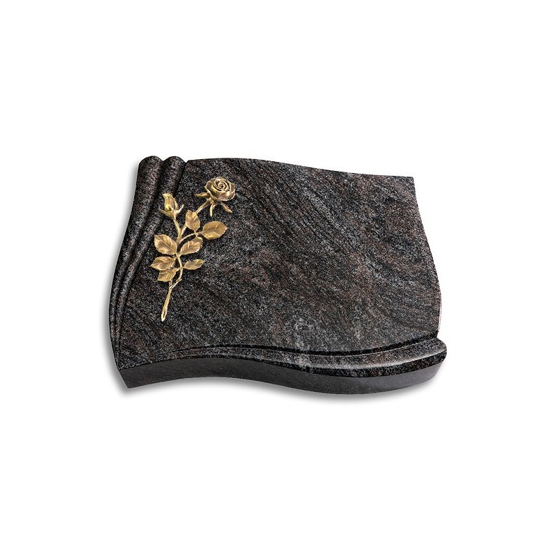 Grabstein Memory/Paradiso Rose 13 (Bronze)