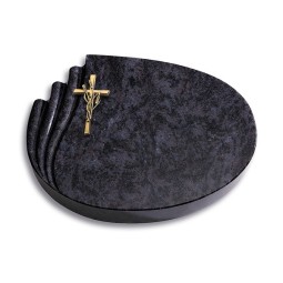 Grabstein Waves/Orion Kreuz/Ähren (Bronze)