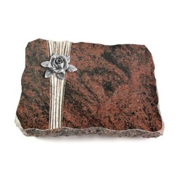 Grabplatte Aruba Strikt Rose 4 (Alu)