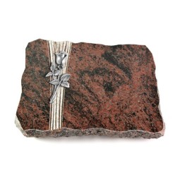 Grabplatte Aruba Strikt Rose 8 (Alu)