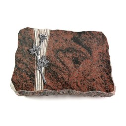 Grabplatte Aruba Strikt Rose 9 (Alu)