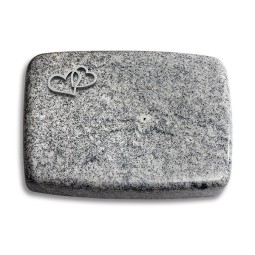 Grabstein Linea/Viskont-White Herzen (Alu)