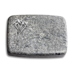 Grabstein Linea/Viskont-White Lilie (Alu)