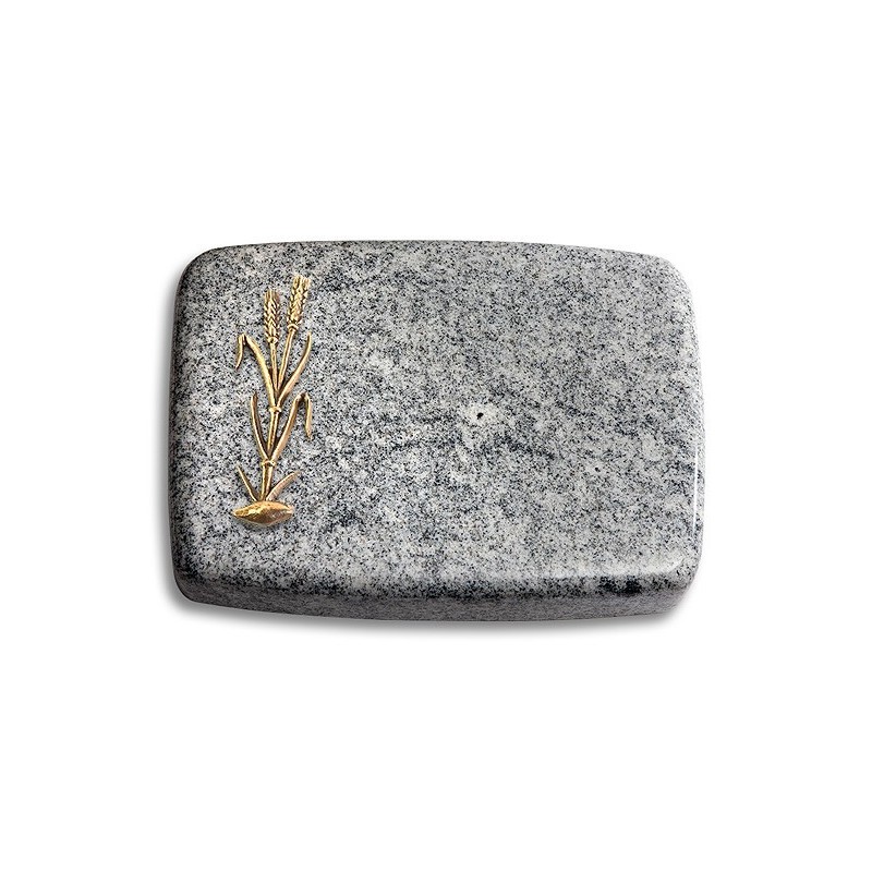 Grabstein Linea/Viskont-White Ähren 2 (Bronze)