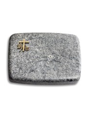 Grabstein Linea/Viskont-White Kreuz 1 (Bronze)