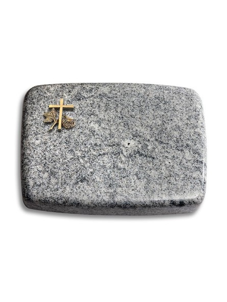 Grabstein Linea/Viskont-White Kreuz 1 (Bronze)
