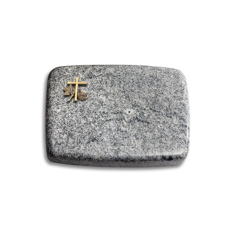 Grabstein Linea/Viskont-White Kreuz 1 (Bronze)