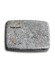 Grabstein Linea/Viskont-White Kreuz 2 (Bronze)