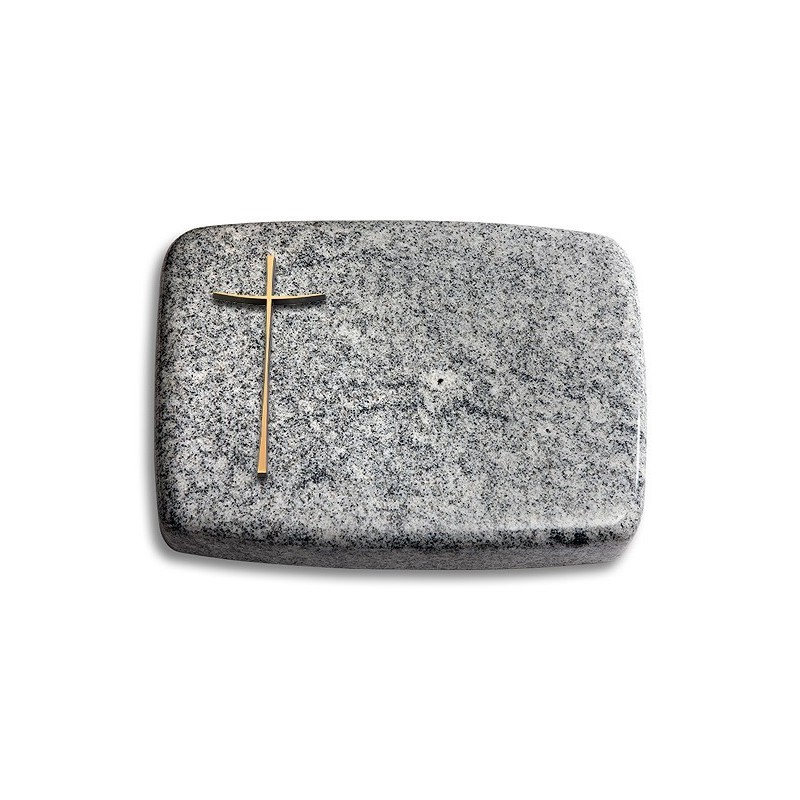 Grabstein Linea/Viskont-White Kreuz 2 (Bronze)