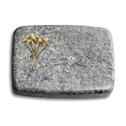 Grabstein Linea/Viskont-White Lilie (Bronze)