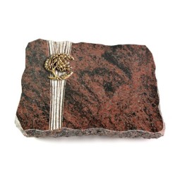 Grabplatte Aruba Strikt Baum 1 (Bronze)