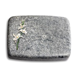 Grabstein Linea/Viskont-White Orchidee (Color)