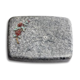 Grabstein Linea/Viskont-White Rose 3 (Color)