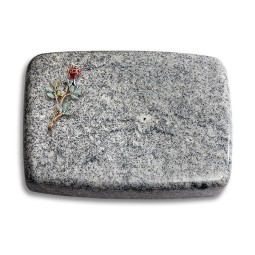 Grabstein Linea/Viskont-White Rose 7 (Color)