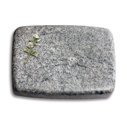 Grabstein Linea/Viskont-White Rose 8 (Color)