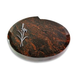 Grabstein Baroque/Aruba Lilienzweig (Alu)