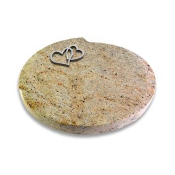 Grabstein Baroque/New-Kashmir Herzen (Alu)