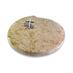 Grabstein Baroque/New-Kashmir Kreuz 1 (Alu)