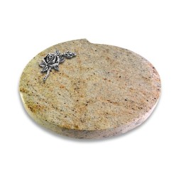 Grabstein Baroque/New-Kashmir Rose 1 (Alu)