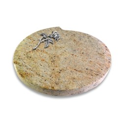 Grabstein Baroque/New-Kashmir Rose 2 (Alu)