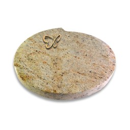 Grabstein Baroque/New-Kashmir Papillon (Bronze)