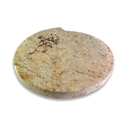 Grabstein Baroque/New-Kashmir Rose 2 (Bronze)