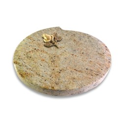 Grabstein Baroque/New-Kashmir Rose 3 (Bronze)