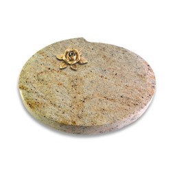 Grabstein Baroque/New-Kashmir Rose 4 (Bronze)