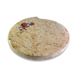 Grabstein Baroque/New-Kashmir Rose 1 (Color)