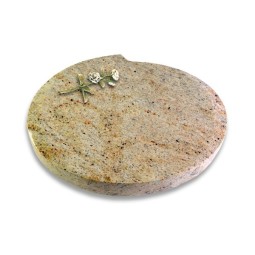 Grabstein Baroque/New-Kashmir Rose 8 (Color)