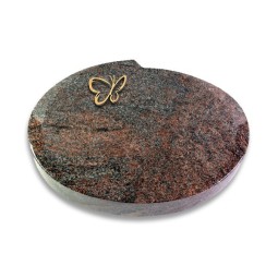 Grabstein Baroque/Paradiso Papillon (Bronze)