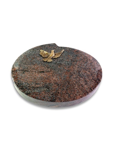 Grabstein Baroque/Paradiso Taube (Bronze)