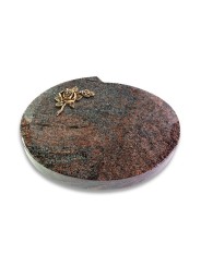 Grabstein Baroque/Paradiso Rose 1 (Bronze)