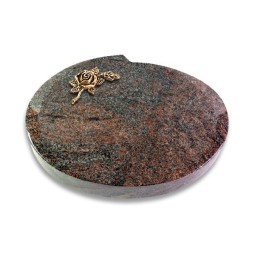 Grabstein Baroque/Paradiso Rose 1 (Bronze)