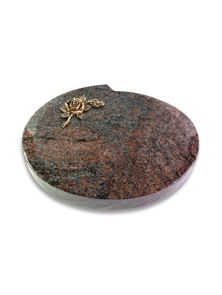 Grabstein Baroque/Paradiso Rose 1 (Bronze)