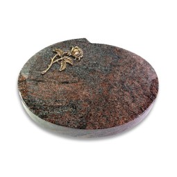 Grabstein Baroque/Paradiso Rose 2 (Bronze)