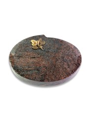 Grabstein Baroque/Paradiso Rose 3 (Bronze)
