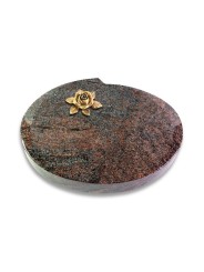 Grabstein Baroque/Paradiso Rose 4 (Bronze)