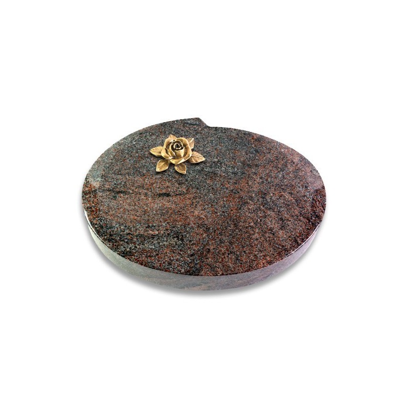 Grabstein Baroque/Paradiso Rose 4 (Bronze)
