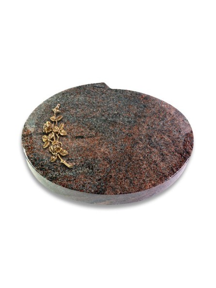Grabstein Baroque/Paradiso Rose 5 (Bronze)
